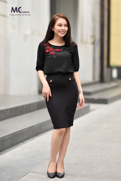 Chân váy Juyp cơ bản cách điệu