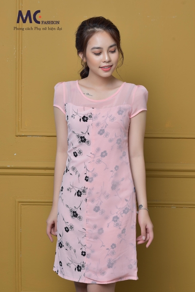 Đầm váy nữ xếp tầng nhẹ nhàng với màu hồng phấn xinh xắn dành cho các tiểu  thư đi chơi hoặc dự tiệc | Shopee Việt Nam