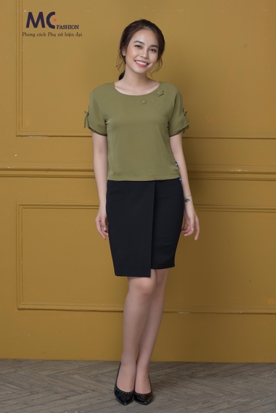 Chân váy juyp 2 vạt