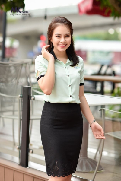 Áo sơ mi thiết kế cách điệu
