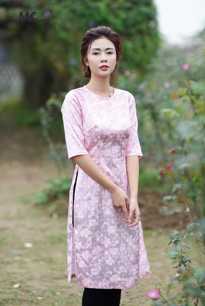 Áo dài Tết M12