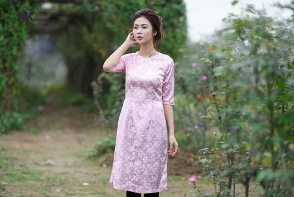 Áo dài Tết M12