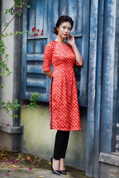 Áo dài Tết M13