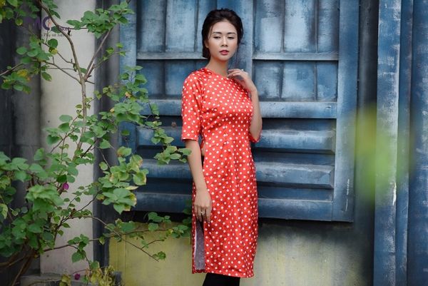 Áo dài Tết M13
