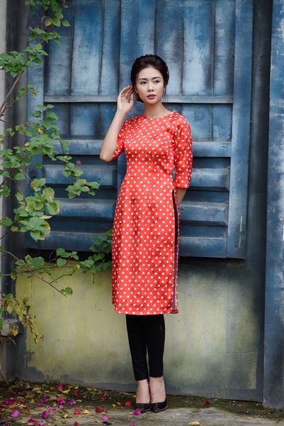 Áo dài Tết M13