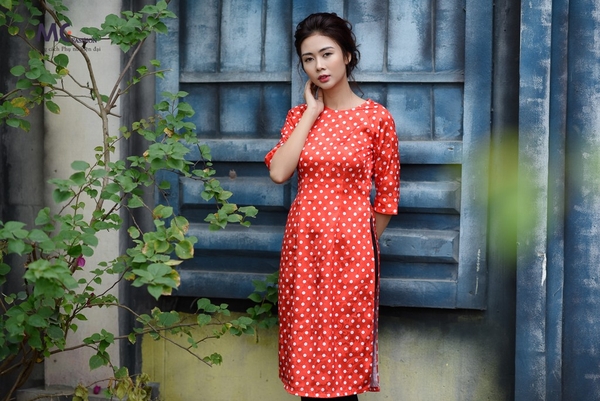 Áo dài Tết M13