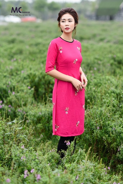 Áo dài Tết M02