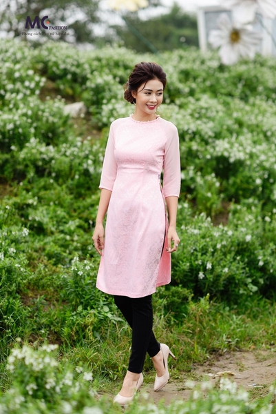 Áo dài Tết M03