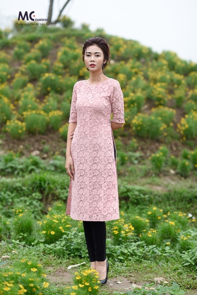 Áo dài Tết M06