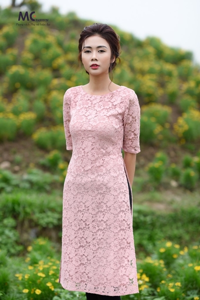 Áo dài Tết M06
