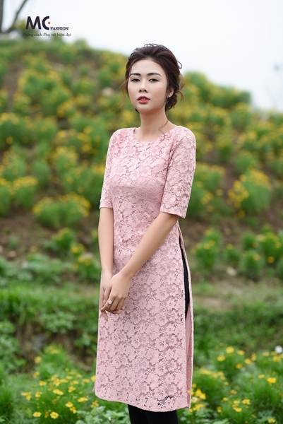 Áo dài Tết M06