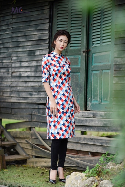 Áo dài Tết M10