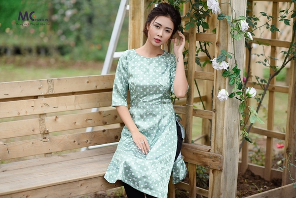 Áo dài Tết M11