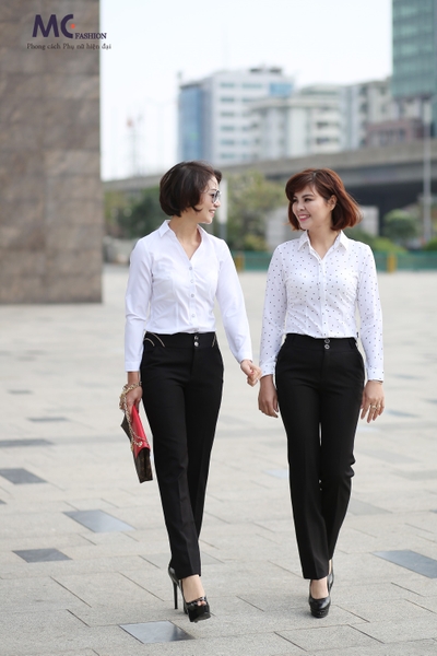 Quần công sở ống suông cao cấp