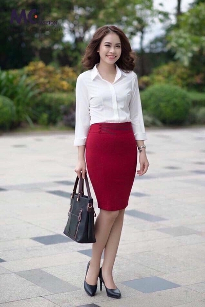 Áo Sơ Mi Dài Tay Trắng