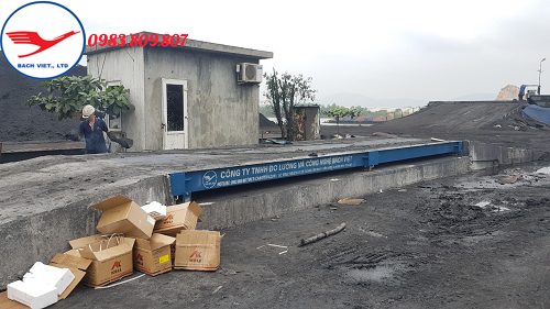 Lắp đặt trạm cân 10x3m-60 tấn tại Thủy Nguyên-Hải Phòng