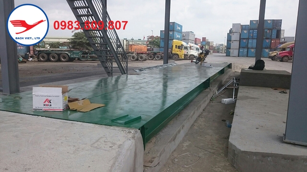 Cân ô tô điện tử 18x3m-120 tấn - Đình Vũ- Hải Phòng