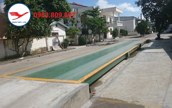 Cân ô tô 18x3m-60 tấn, lắp tại Dương Kinh, Hải Phòng