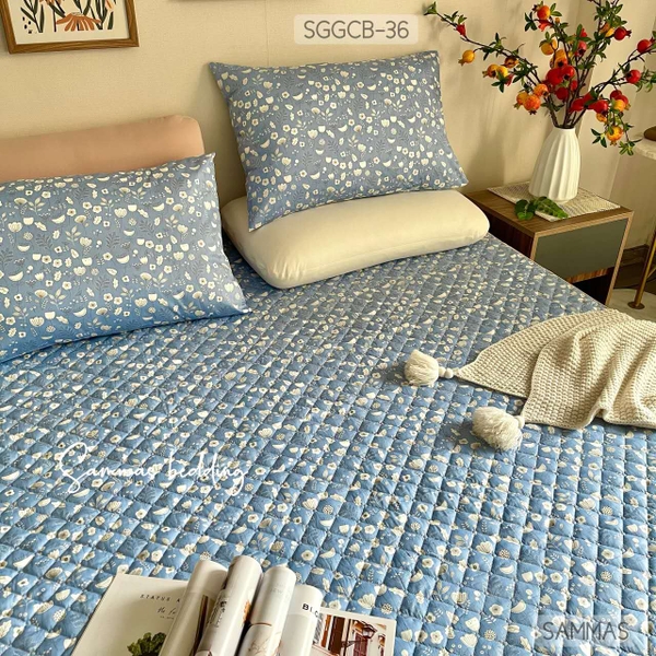 set-ga-goi-chan-bong-hoa-nhi-nen-xanh-sggcb36