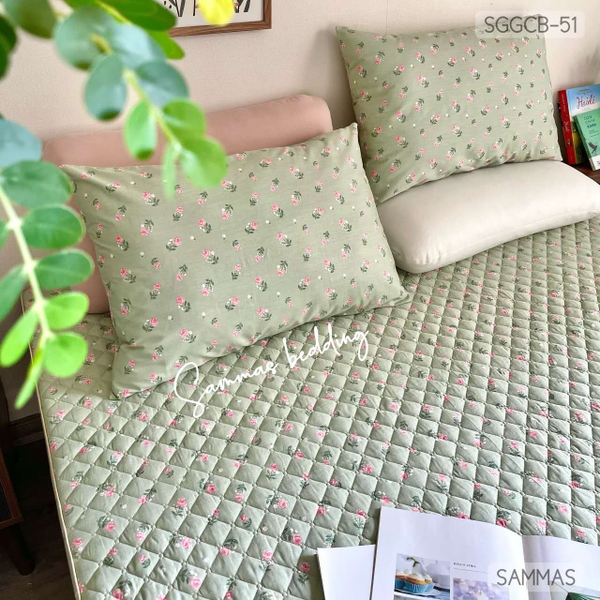 set-ga-goi-chan-bong-hoa-nhi-nen-xanh-sggcb51