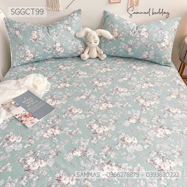 set-ga-goi-cotton-hoa-nhi-nen-xanh-sggct99