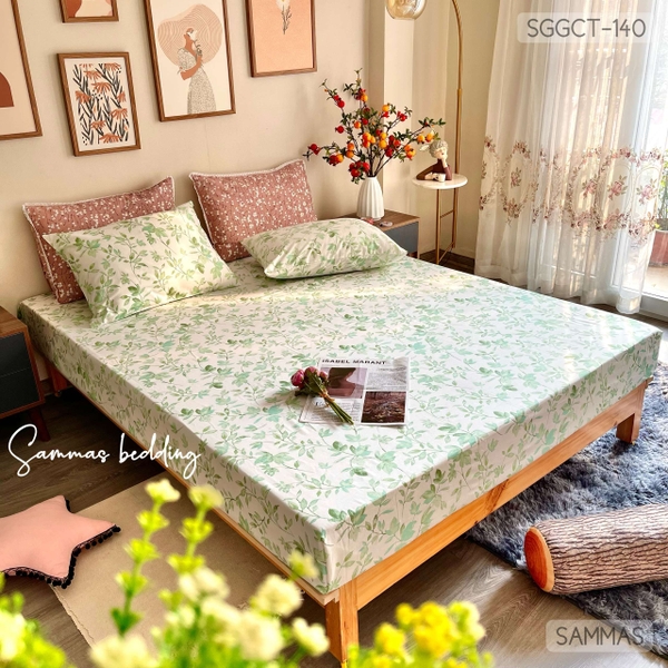 set-ga-goi-cotton-la-xanh-sggct140