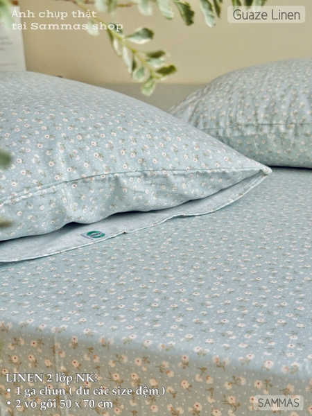 set-ga-goi-linen-hoa-nhi-xanh-sggl48