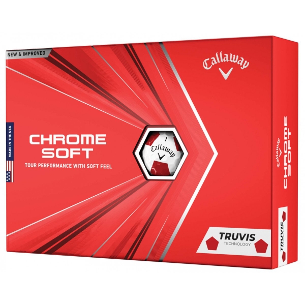 Bóng Golf Callaway - Chrome Soft Truvis 18