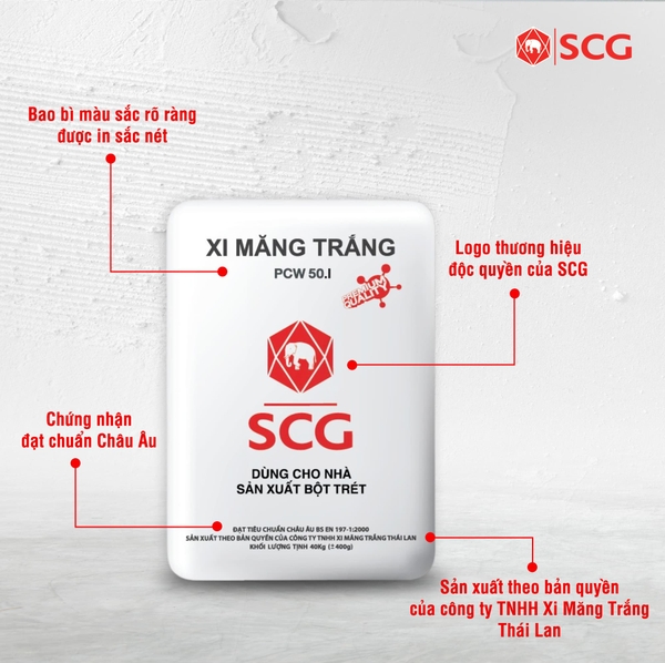 Xi Măng Trắng SCG – Giải Pháp Hoàn Hảo Cho Công Trình Hoàn Mỹ