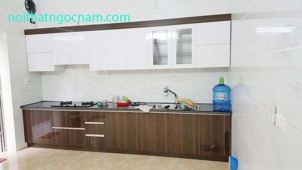 Báo giá tủ bếp nhựa Acrylic bóng giương An cường chính hãng