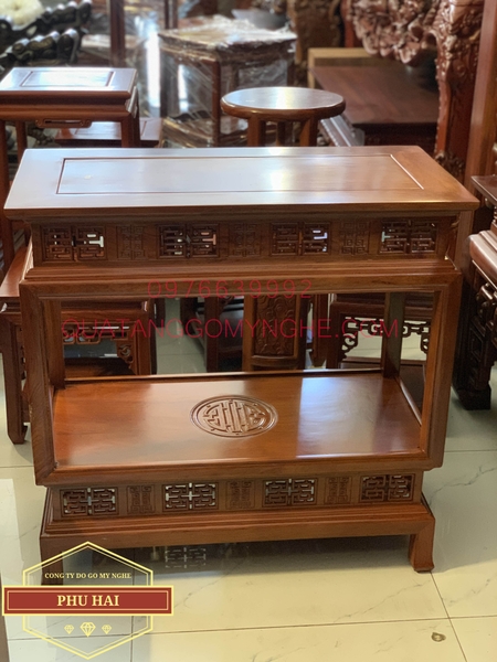 Đôn lồng đèn chữ nhật cao 80