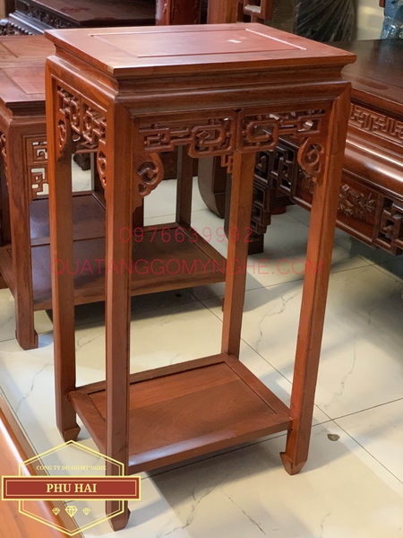 Đôn Gỗ Hình Chữ Nhật Cao 80 Mặt 40 x 30 - DG43