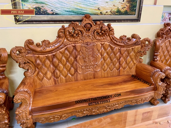 bộ bàn ghế louis hoàng gia