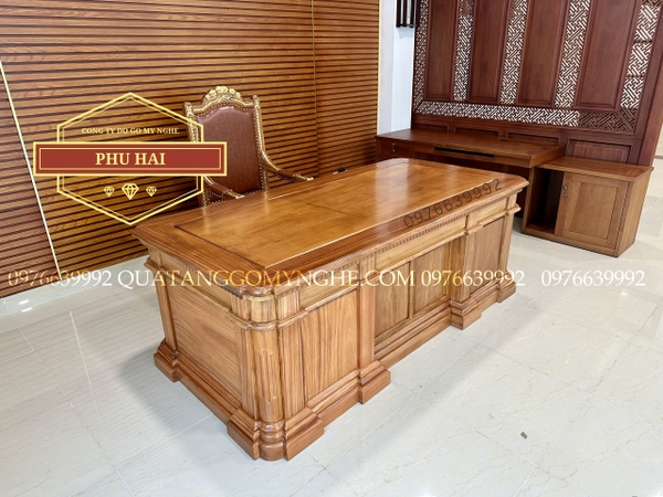 Bàn Ghế Làm Việc Gỗ Tự Nhiên