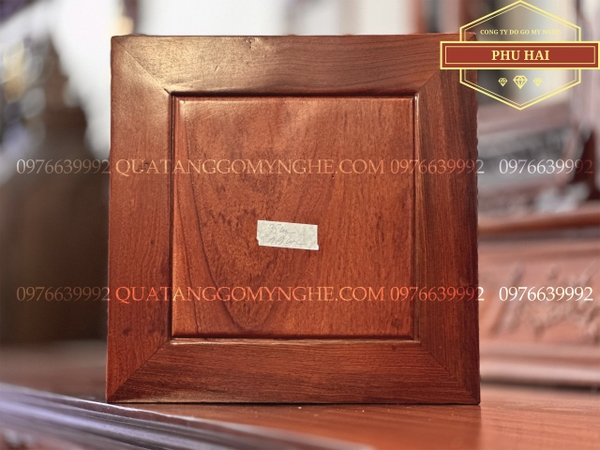 Đôn Đế Gỗ Kê Tượng Mặt Vuông