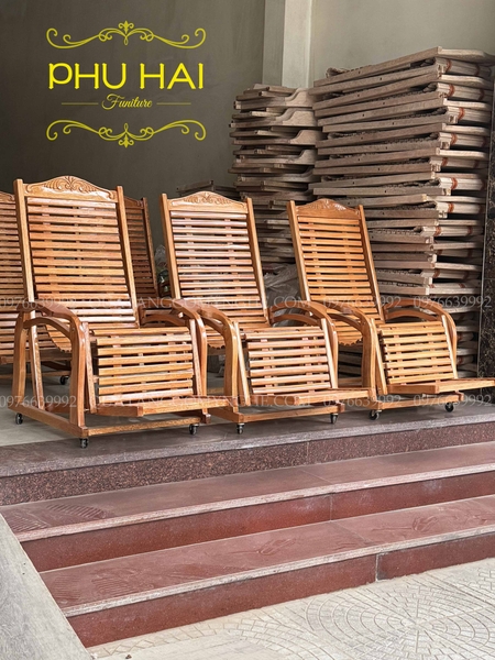 Ghế Dây Thư Giãn Gỗ Sồi Đẹp