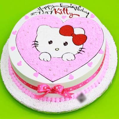 Quá Dễ thương - Những chiếc bánh kem vẽ hình Hello Kitty đáng yêu