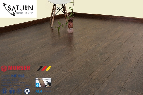 Sàn Gỗ Morser Cốt Trắng 12mm MF112
