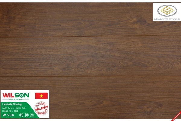 Sàn Gỗ Wilson 8mm W554-BT