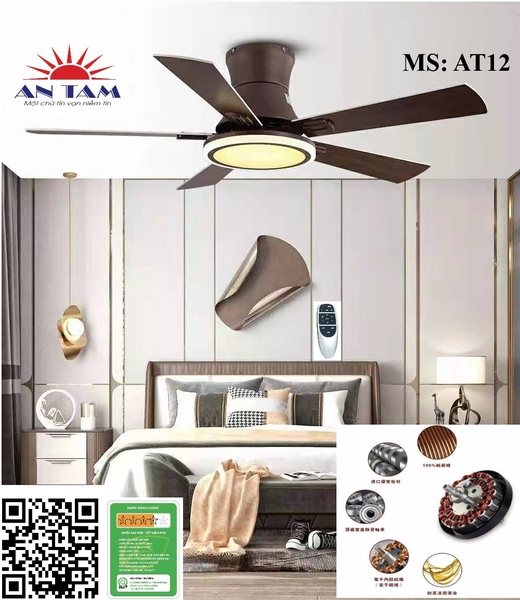 QUẠT TRẦN ĐÈN AT13