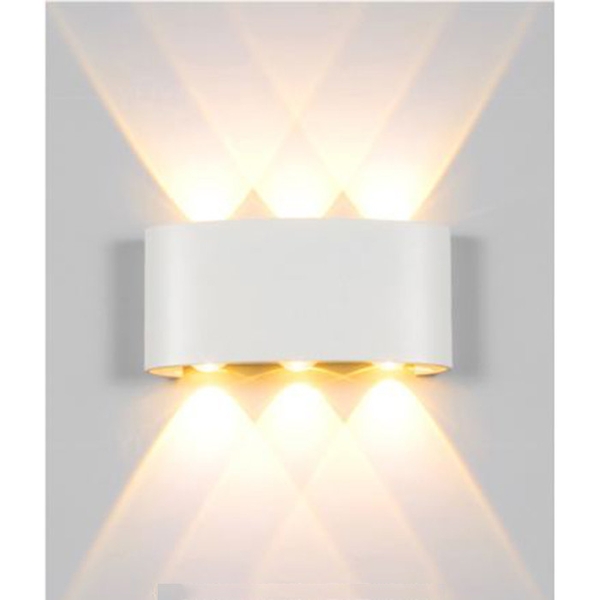 ĐÈN HẮT TƯỜNG 2 ĐẦU 6 TIA