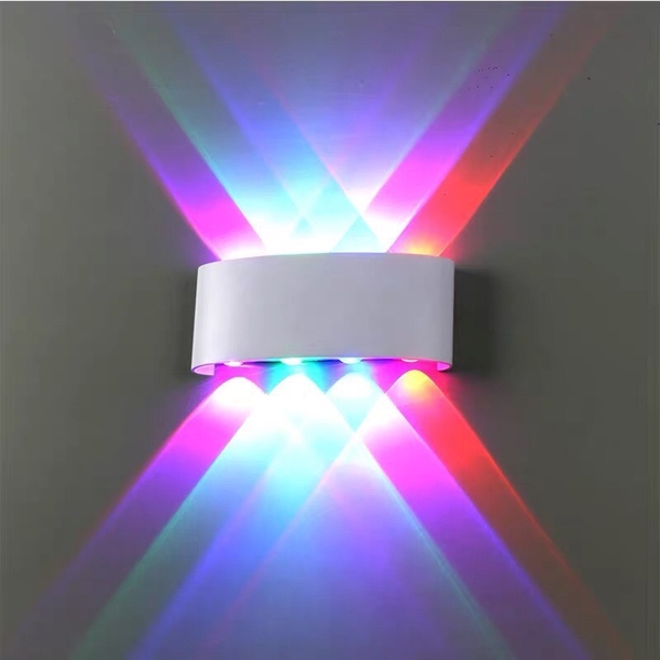 ĐÈN HẮT TƯỜNG 2 ĐẦU 6 TIA