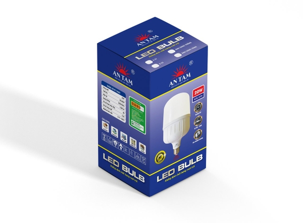 Bóng bulb trụ AT01 65W