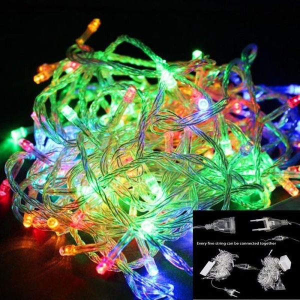 Nháy led 5m, Đủ Màu, Xanh dương, không nháy/có nháy