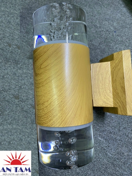 ĐÈN HẮT TƯỜNG 2 ĐẦU SỌC XANH