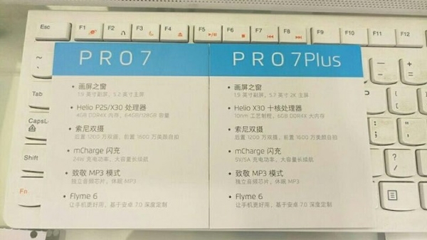 Meizu Pro 7 Plus camera kép, 2 màn hình rò rỉ cấu hình chi tiết trước giờ ra mắt