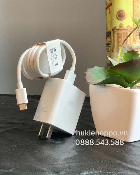 Bộ sạc nhanh SuperVOOC 67W cho OPPO Pad 2 / Pad 3 Pro - Chính Hãng