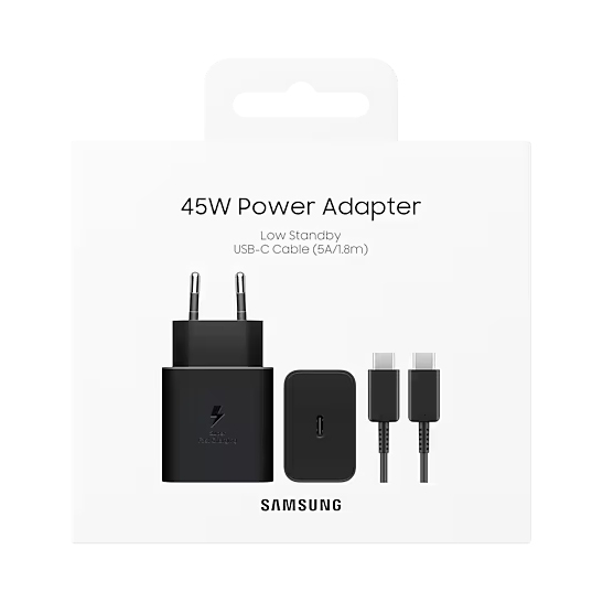 Bộ Sạc Siêu Nhanh 2.0 Kèm Cáp Type C - Type C PD 45W Samsung EP-T4511
