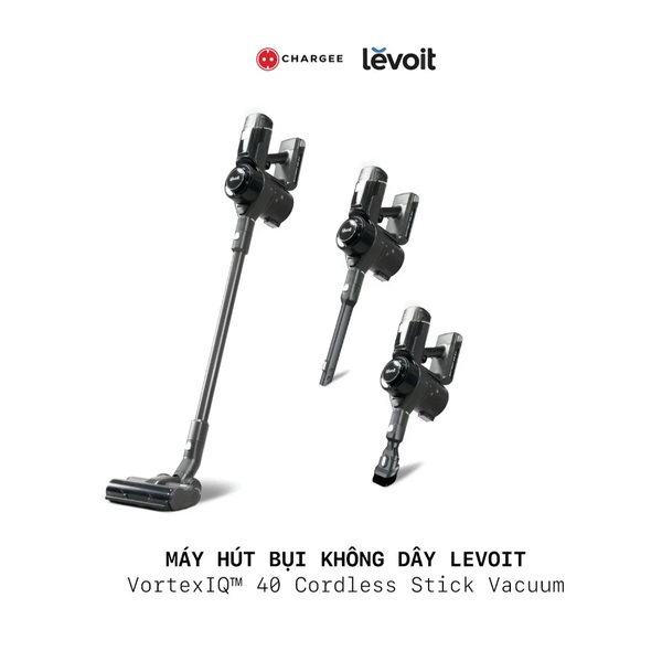 Máy hút bụi không dây LEVOIT VortexIQ™ 40 Cordless Stick Vacuum