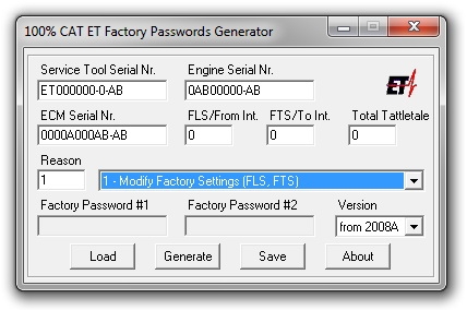 cat factory password creator